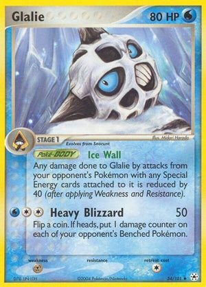 Pokemon TCG - EX Hidden Legends - Glalie - 34/101