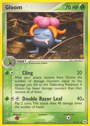 Pokemon TCG - EX Hidden Legends - Gloom - 35/101 - Reverse Holofoil