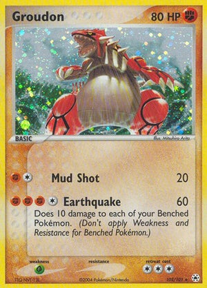 Pokemon TCG - EX Hidden Legends - Groudon - 102/101 - Holofoil