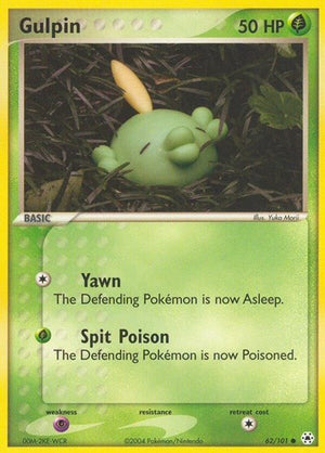 Pokemon TCG - EX Hidden Legends - Gulpin - 62/101