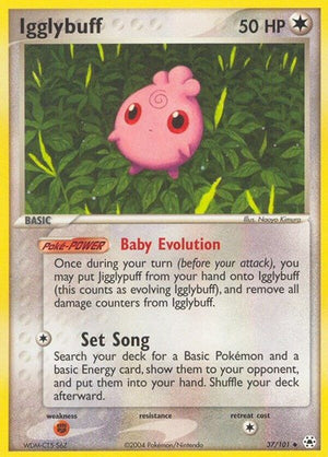 Pokemon TCG - EX Hidden Legends - Igglybuff - 37/101