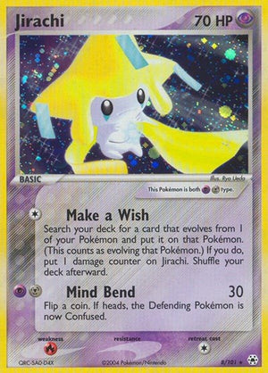 Pokemon TCG - EX Hidden Legends - Jirachi - 8/101 - Holofoil