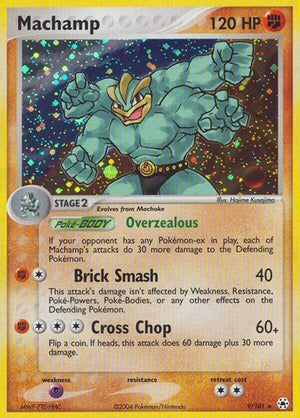 Pokemon TCG - EX Hidden Legends - Machamp - 9/101 - Holofoil