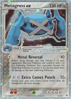 Pokemon TCG - EX Hidden Legends - Metagross ex - 95/101 - Holofoil