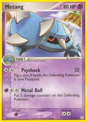 Pokemon TCG - EX Hidden Legends - Metang - 43/101