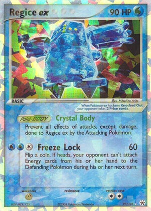 Pokemon TCG - EX Hidden Legends - Regice ex - 97/101 - Holofoil