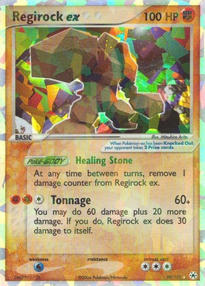 Pokemon TCG - EX Hidden Legends - Regirock ex - 98/101 - Holofoil