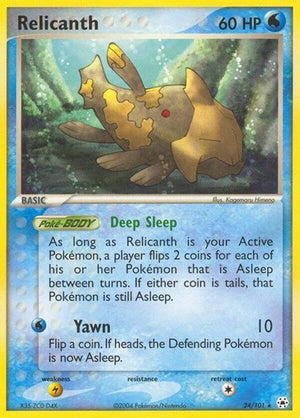 Pokemon TCG - EX Hidden Legends - Relicanth - 24/101