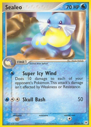 Pokemon TCG - EX Hidden Legends - Sealeo - 47/101