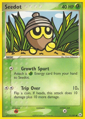 Pokemon TCG - EX Hidden Legends - Seedot - 71/101 - Reverse Holofoil