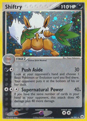 Pokemon TCG - EX Hidden Legends - Shiftry - 14/101 - Reverse Holofoil
