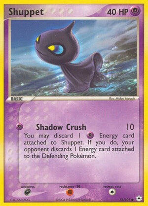 Pokemon TCG - EX Hidden Legends - Shuppet - 72/101