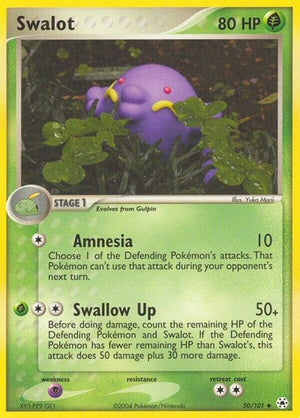 Pokemon TCG - EX Hidden Legends - Swalot - 50/101 - Reverse Holofoil