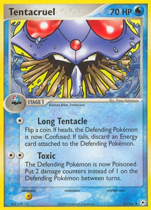 Pokemon TCG - EX Hidden Legends - Tentacruel - 51/101