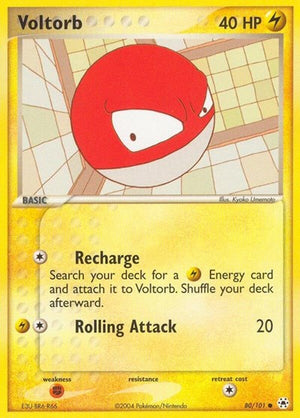 Pokemon TCG - EX Hidden Legends - Voltorb - 80/101