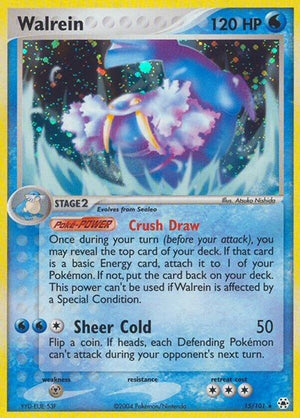 Pokemon TCG - EX Hidden Legends - Walrein - 15/101 - Reverse Holofoil