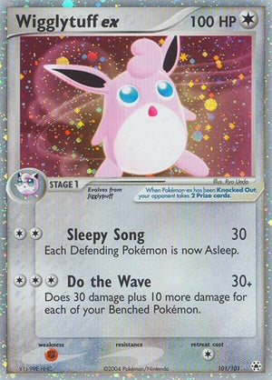 Pokemon TCG - EX Hidden Legends - Wigglytuff ex - 101/101 - Holofoil