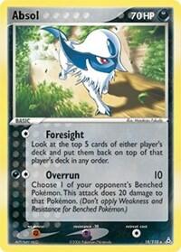Pokemon TCG - EX Holon Phantoms - Absol - 18/110