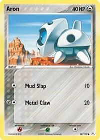 Pokemon TCG - EX Holon Phantoms - Aron - 58/110