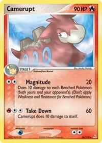 Pokemon TCG - EX Holon Phantoms - Camerupt - 36/110 - Reverse Holofoil