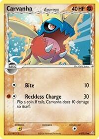 Pokemon TCG - EX Holon Phantoms - Carvanha - 61/110