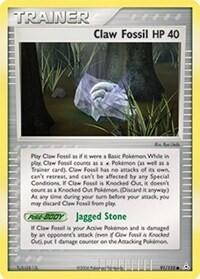 Pokemon TCG - EX Holon Phantoms - Claw Fossil - 91/110