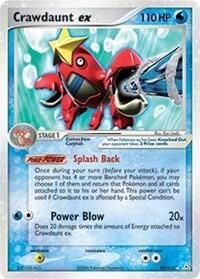 Pokemon TCG - EX Holon Phantoms - Crawdaunt ex - 99/110 - Holofoil