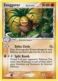 Pokemon TCG - EX Holon Phantoms - Exeggutor - 41/110