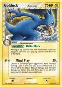 Pokemon TCG - EX Holon Phantoms - Golduck - 43/110