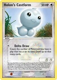 Pokemon TCG - EX Holon Phantoms - Holon's Castform - 44/110 - Reverse Holofoil