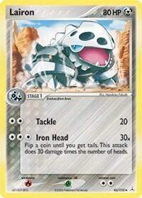 Pokemon TCG - EX Holon Phantoms - Lairon - 45/110 - Reverse Holofoil