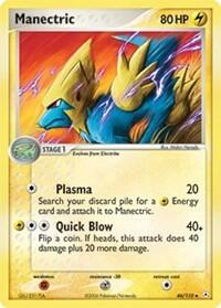 Pokemon TCG - EX Holon Phantoms - Manectric - 46/110 - Reverse Holofoil
