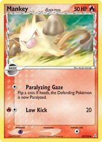 Pokemon TCG - EX Holon Phantoms - Mankey - 70/110