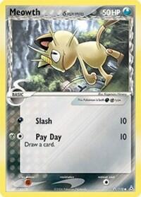 Pokemon TCG - EX Holon Phantoms - Meowth - 71/110