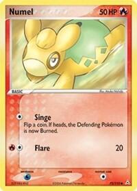 Pokemon TCG - EX Holon Phantoms - Numel - 72/110 - Reverse Holofoil