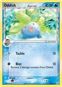 Pokemon TCG - EX Holon Phantoms - Oddish - 73/110 - Reverse Holofoil