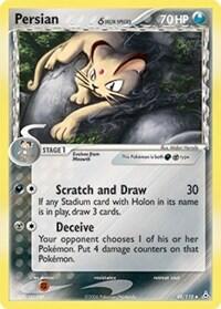 Pokemon TCG - EX Holon Phantoms - Persian - 48/110 - Reverse Holofoil