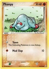 Pokemon TCG - EX Holon Phantoms - Phanpy - 75/110