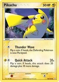 Pokemon TCG - EX Holon Phantoms - Pikachu - 78/110