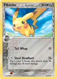 Pokemon TCG - EX Holon Phantoms - Pikachu - 79/110