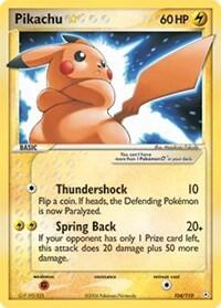 Pokemon TCG - EX Holon Phantoms - Pikachu Star - 104/110