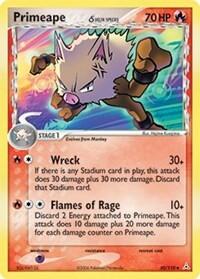 Pokemon TCG - EX Holon Phantoms - Primeape - 50/110