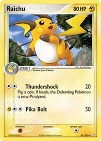 Pokemon TCG - EX Holon Phantoms - Raichu - 51/110