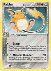 Pokemon TCG - EX Holon Phantoms - Raichu - 15/110 - Reverse Holofoil