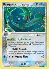 Pokemon TCG - EX Holon Phantoms - Rayquaza - 16/110 - Reverse Holofoil