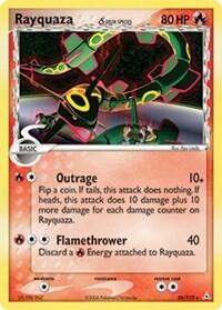 Pokemon TCG - EX Holon Phantoms - Rayquaza - 26/110