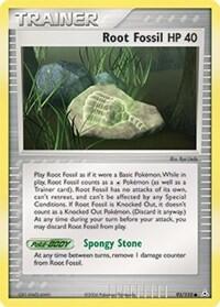 Pokemon TCG - EX Holon Phantoms - Root Fossil - 93/110 - Reverse Holofoil