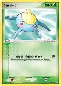 Pokemon TCG - EX Holon Phantoms - Surskit - 82/110 - Reverse Holofoil