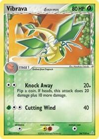 Pokemon TCG - EX Holon Phantoms - Vibrava - 54/110