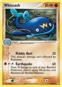 Pokemon TCG - EX Holon Phantoms - Whiscash - 55/110 - Reverse Holofoil